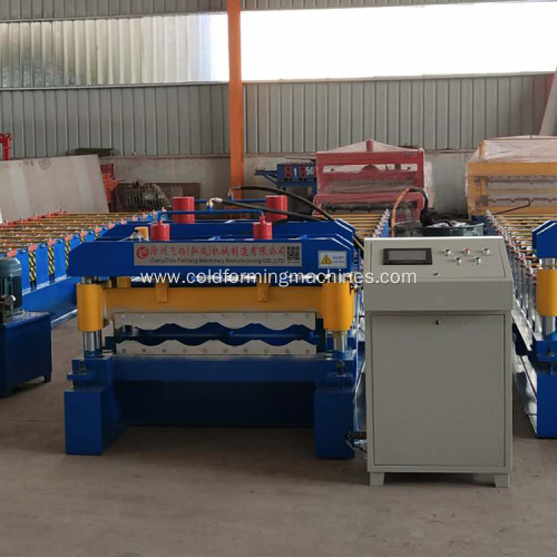 Glazed panels roof steel sheet roll forming machine